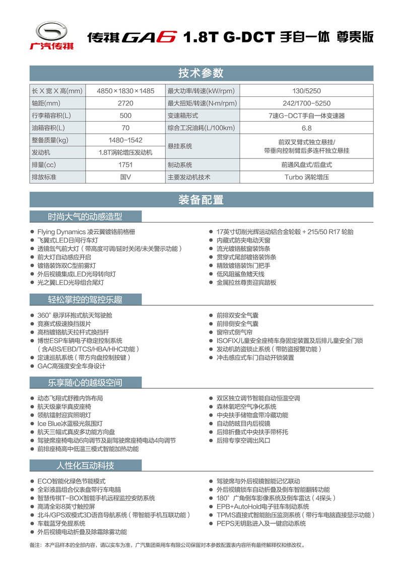 传祺GA6(图2) 传祺GA6(图2)